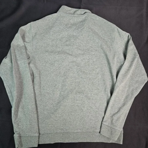Johnnie O Quarter Zip Golf Pullover Sweatshirt Heather Green Men's Medium - Picture 3 of 7